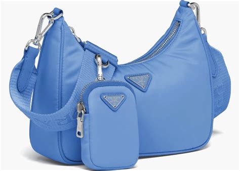 Periwinkle Blue Nylon Necessaire 